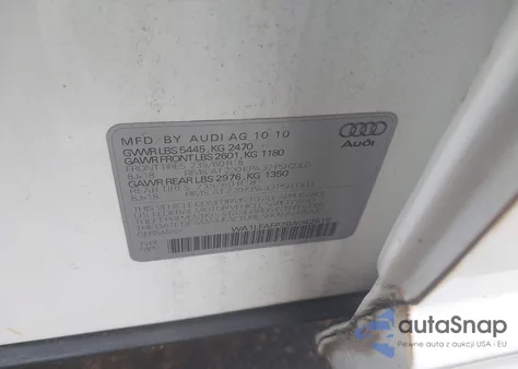 2011 Audi Q5 2.0T Premium из США, поврежденный, VIN WA1LFAFP2BA042618